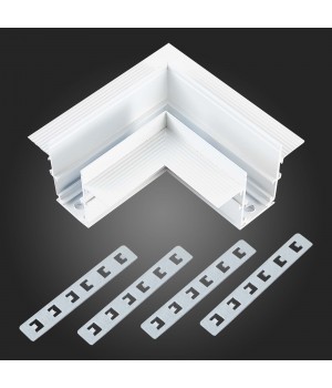 ST007.529.12 Угол-соединитель для встраиваемого магнитного шинопровода под ГКЛ 12мм ST-Luce Белый SKYLINE 48-foto3