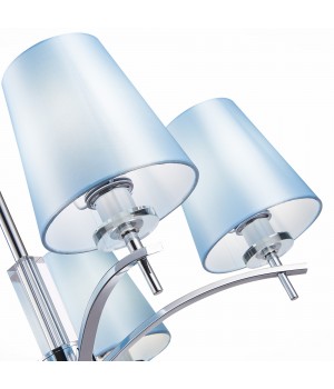 SLE105613-05 Люстра подвесная Хром/Светло-голубой E14 5*40W PERAMONE-foto3