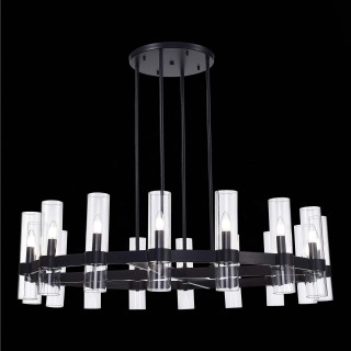 SL1237.403.16 Люстра подвесная ST-Luce Черный/Прозрачный E14 16*15W Isla-foto3