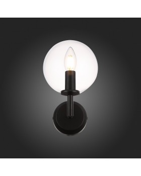 SL424.401.01 Бра Черный/Прозрачный E14 1*40W ROSELLO-foto8