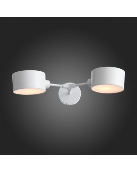 SLE183501-02 Светильник настенный Белый/Белый E14 2*60W GIMENTO-foto8