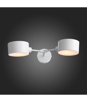 SLE183501-02 Светильник настенный Белый/Белый E14 2*60W GIMENTO-foto8