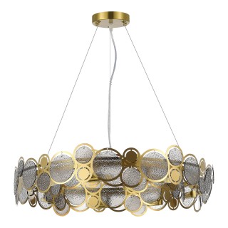 SL6133.313.09 Светильник подвесной ST-Luce Латунь/Дымчатый G9 9*5W 4000K SWATCH-foto2