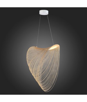 SL6900.503.32 Светильник подвесной ST-Luce Белый/Древесный LED 1*32W 4000K FOSSIL-foto5