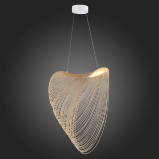 SL6900.503.32 Светильник подвесной ST-Luce Белый/Древесный LED 1*32W 4000K FOSSIL-foto5