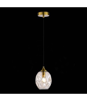 SL1188.303.01 Подвес ST-Luce Латунь/Коньячный E14 1*40W IDESIA-foto4