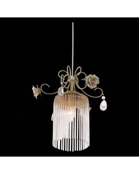 SL425.503.01 Подвес ST-Luce Белый/Прозрачный E14 1*40W PETRA-foto5