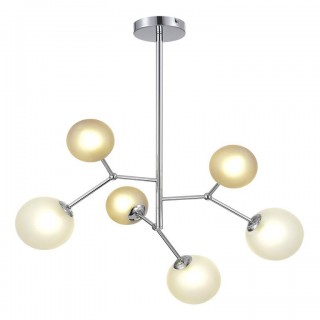 SLE1107-103-06 Светильник подвесной Хром/Белый, Серый G9 6*5W 4000K MALTE-foto2