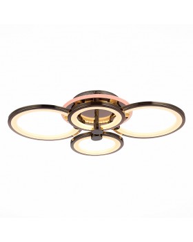 SLE200382-04RGB Светильник потолочный Темный хром/Белый LED 1*100W RGB 8W 3000-6000K LETO-foto2