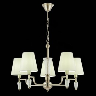 SLE105503-05 Люстра подвесная Никель/Белый E14 5*40W REIMO-foto9