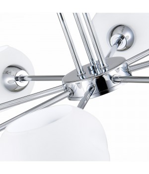 SLE104302-08 Люстра потолочная Хром/Белый E14 8*40W LANTA-foto11