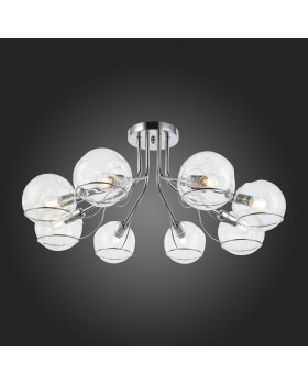 SLE102502-08 Люстра потолочная Хром/Прозрачный E14 8*40W BACA-foto5