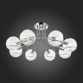 SLE102502-08 Люстра потолочная Хром/Прозрачный E14 8*40W BACA-foto5