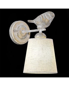 SLE1155-501-01 Светильник настенный Белый/Серый E27 1*40W LAVINIA-foto3