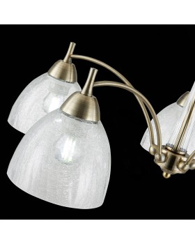 SLE104402-05 Люстра потолочная Бронза/Прозрачный E27 5*60W NUELE-foto6