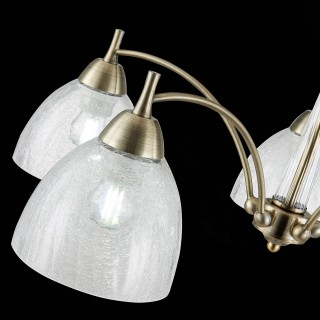 SLE104402-05 Люстра потолочная Бронза/Прозрачный E27 5*60W NUELE-foto6