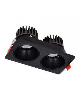 ST052.408.02 Встраиваемый корпус для светодиодного модуля серии ST850, ST851 ST-Luce Черный SHIFT-foto3