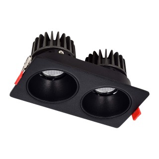 ST052.408.02 Встраиваемый корпус для светодиодного модуля серии ST850, ST851 ST-Luce Черный SHIFT-foto3