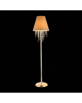 SL1138.205.01 Торшер Французское золото/Бежевый, Прозрачный E27 1*40W MEDDO-foto4