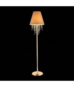 SL1138.205.01 Торшер Французское золото/Бежевый, Прозрачный E27 1*40W MEDDO-foto4