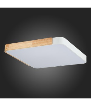 SLE201252-01 Светильник потолочный Белый, Светлое дерево/Белый LED 1*42W 3000K/4000K/6000K FESTA-foto12