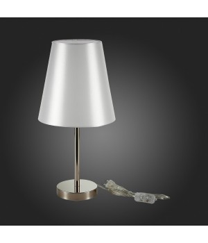 SLE105904-01 Прикроватная лампа Никель/Белый E14 1*40W BELLINO-foto6
