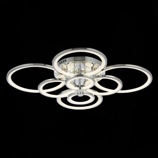 SLE200312-08 Светильник потолочный Хром/Белый LED 1*256W 3000-6000K LETO-foto7