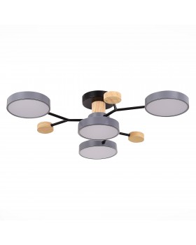 SLE6006-702-04 Светильник потолочный Серый/Серый LED 4*12W 3000K/4500K/6000K FAEMA-foto2