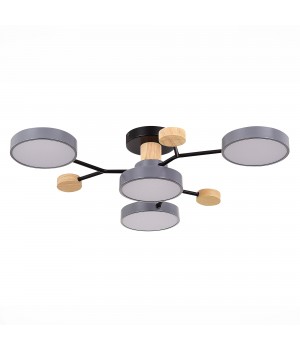 SLE6006-702-04 Светильник потолочный Серый/Серый LED 4*12W 3000K/4500K/6000K FAEMA-foto2