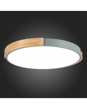 SLE201372-01 Светильник потолочный Серый, Светлое дерево/Белый LED 1*40W 3000K/4000K/6000K DELIA-foto5
