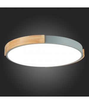 SLE201372-01 Светильник потолочный Серый, Светлое дерево/Белый LED 1*40W 3000K/4000K/6000K DELIA-foto5