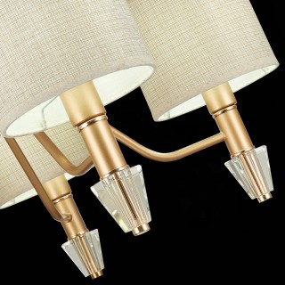 SLE107003-05 Люстра подвесная Золотистый/Бежевый E14 5*40W VILEDE-foto7