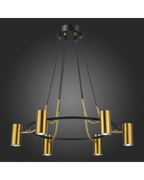 SL1215.403.06 Светильник подвесной ST-Luce Черный, Латунь/Латунь GU10 6*5W 4000K TALIA-foto5