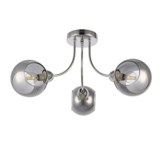 SLE102102-03 Люстра потолочная Хром/Дымчатый E14 3*40W RELOTTE-foto2