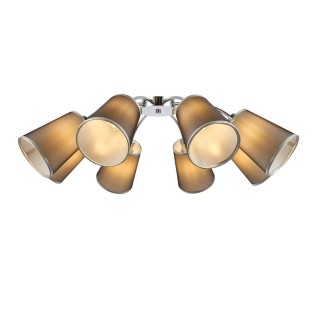 SLE103002-08 Люстра потолочная Хром/Черный E14 8*40W MALEONTE-foto10