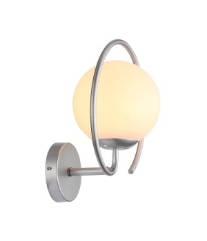 SL418.101.01 Бра Серебристый/Белый E27 1*60W GALIO-foto3