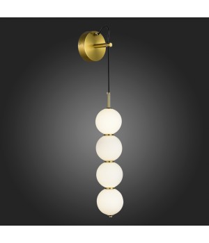 SL6112.201.14 Бра ST-Luce Золотистый/Молочно-белый LED 1*14W ODE-foto4