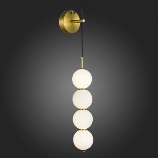 SL6112.201.14 Бра ST-Luce Золотистый/Молочно-белый LED 1*14W ODE-foto4