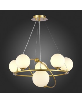 SLE2210-203-06 Люстра подвесная Золотой/Белый G9 6*5W ARTU-foto5