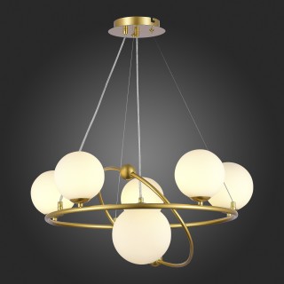 SLE2210-203-06 Люстра подвесная Золотой/Белый G9 6*5W ARTU-foto5