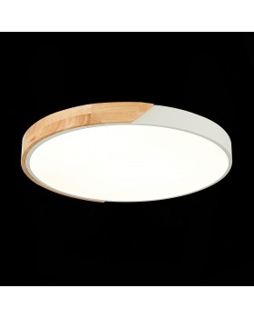 SLE200952-01 Светильник потолочный Белый, Светлое дерево/Белый LED 1*45W 3000K/4000K/6000K FESTA-foto9