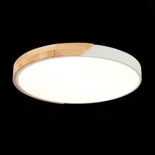 SLE200952-01 Светильник потолочный Белый, Светлое дерево/Белый LED 1*45W 3000K/4000K/6000K FESTA-foto9