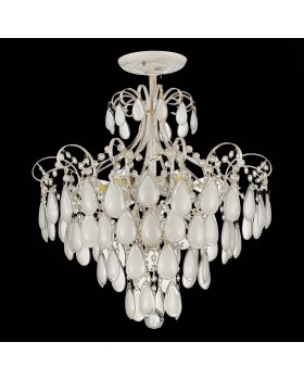 SLE160302-06 Светильник потолочный Золотистый/Белый матовый E14 6*60W MAGONZA-foto12