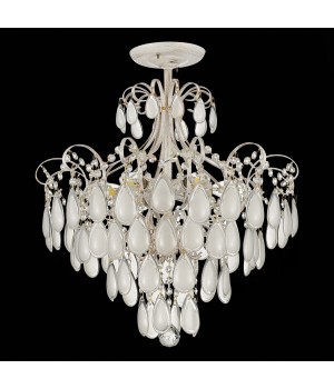 SLE160302-06 Светильник потолочный Золотистый/Белый матовый E14 6*60W MAGONZA-foto12