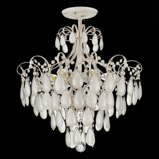 SLE160302-06 Светильник потолочный Золотистый/Белый матовый E14 6*60W MAGONZA-foto12