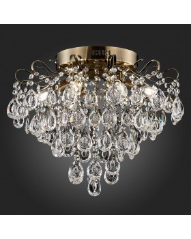 SLE160102-06 Светильник потолочный Бронза/Прозрачный E14 6*60W KAME-foto3