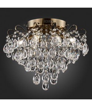 SLE160102-06 Светильник потолочный Бронза/Прозрачный E14 6*60W KAME-foto3