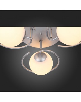 SL418.102.03 Люстра потолочная Серебристый/Белый E27 3*60W GALIO-foto9