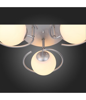 SL418.102.03 Люстра потолочная Серебристый/Белый E27 3*60W GALIO-foto9