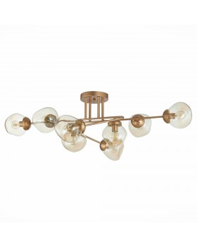 SLE155702-08 Люстра потолочная Золотистый/Янтарный E14 8*40W MORE-foto2